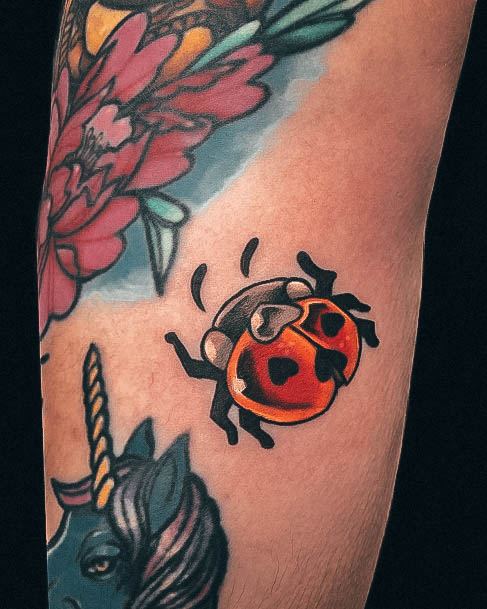 Tattoo Ideas Ladybug Design For Girls