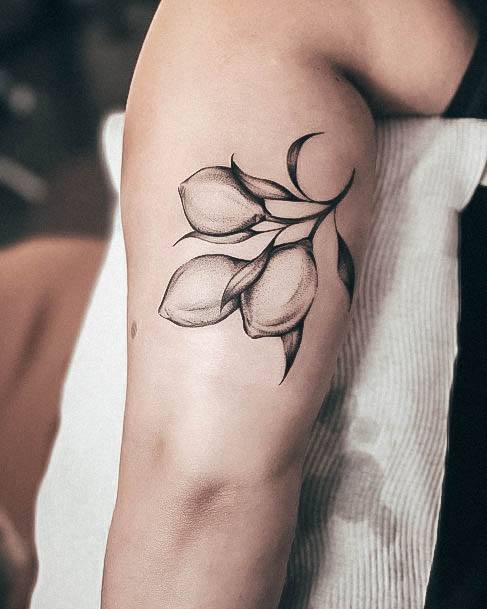 Tattoo Ideas Lemon Design For Girls