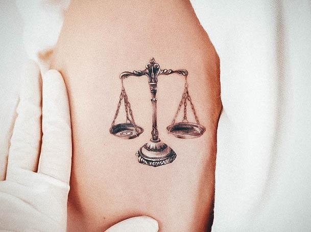 Top 50 Best Libra Tattoos For Women - Balanced Body Art