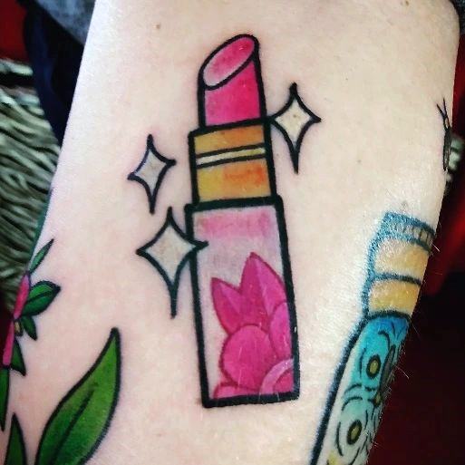 Tattoo Ideas Lipstick Design For Girls