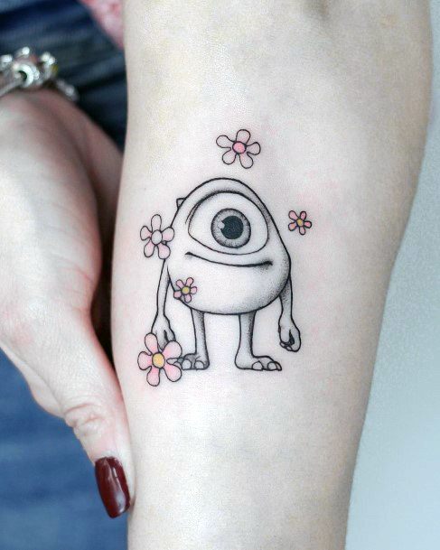 Tattoo Ideas Monsters Inc Design For Girls