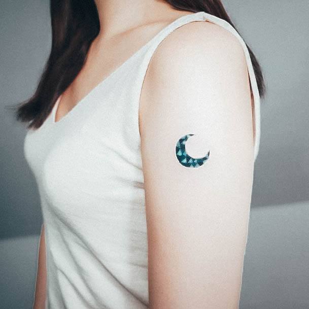 Tattoo Ideas Moon Design For Girls