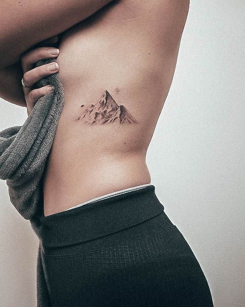 Tattoo Ideas Mountain Design For Girls