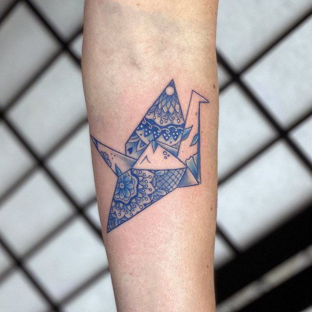 Tattoo Ideas Origami Design For Girls