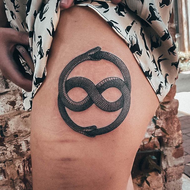 Tattoo Ideas Ouroboros Design For Girls