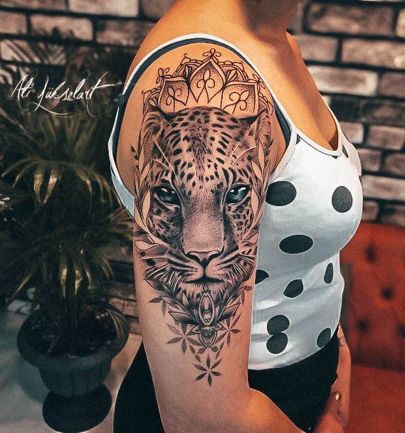 Tattoo Ideas Panther Design For Girls