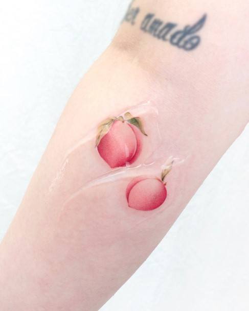 Tattoo Ideas Peach Design For Girls