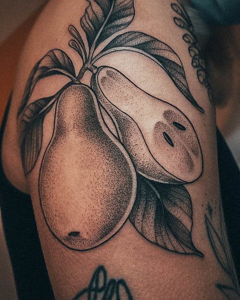 Tattoo Ideas Pear Design For Girls