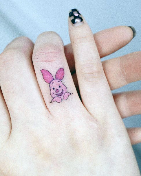 Tattoo Ideas Piglet Design For Girls