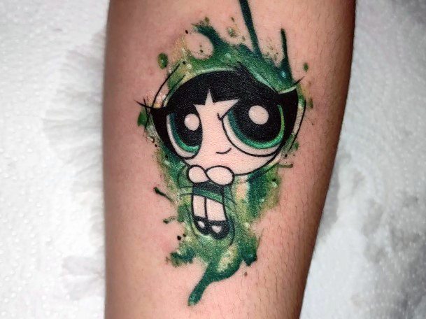 Tattoo Ideas Powerpuff Girls Buttercup Design For Girls