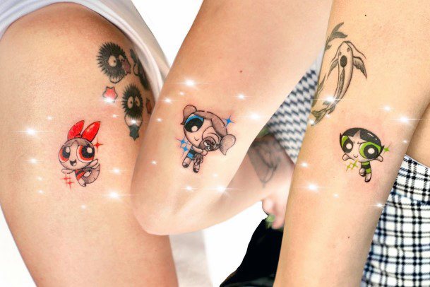 Tattoo Ideas Powerpuff Girls Design For Girls