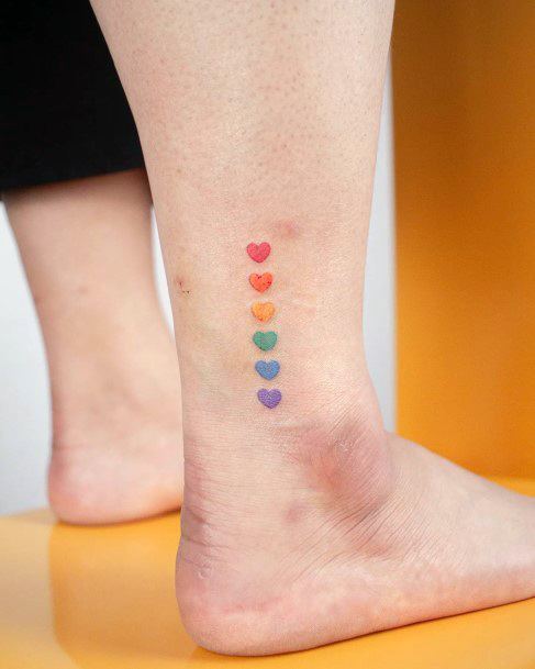 Tattoo Ideas Rainbow Design For Girls