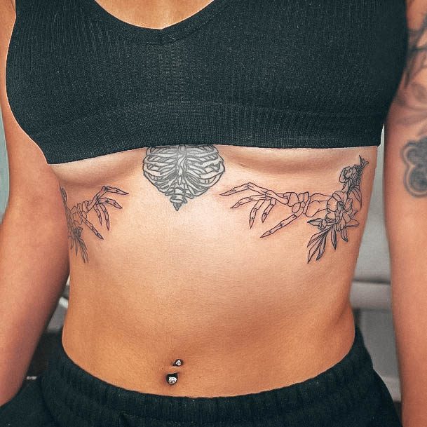 Tattoo Ideas Skeleton Design For Girls