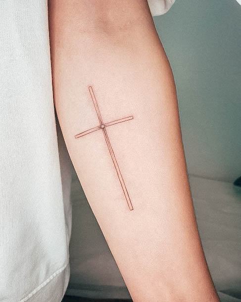 Tattoo Ideas Small Cross Design For Girls