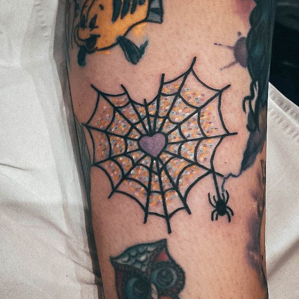 Tattoo Ideas Small Spider Web Design For Girls