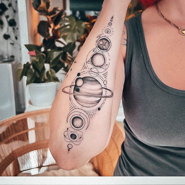 Tattoo Ideas Solar Design For Girls