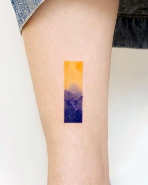 Tattoo Ideas Sunset Sunrise Design For Girls