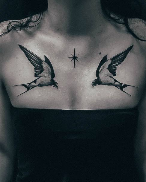 Tattoo Ideas Swallow Design For Girls