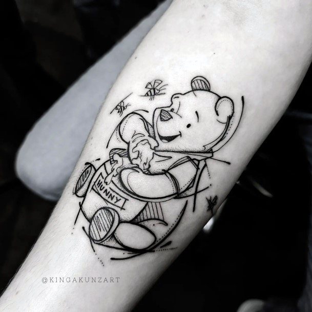 Tattoo Ideas Winnie The Pooh Design For Girls