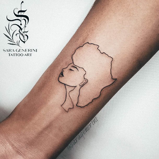 Tattoo Ideas Womens Africa Design