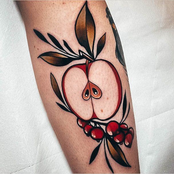 Tattoo Ideas Womens Apple Design