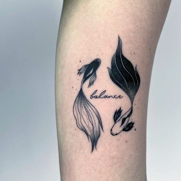 Tattoo Ideas Womens Balance Design