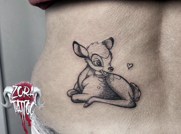 Tattoo Ideas Womens Bambi Design