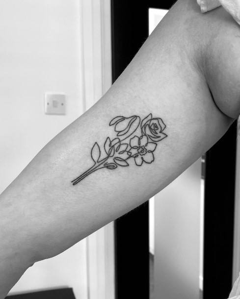 Tattoo Ideas Womens Bicep Design