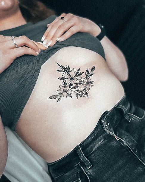 Tattoo Ideas Womens Black And White Design