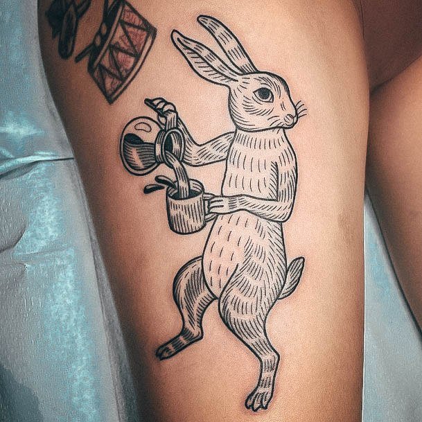 Tattoo Ideas Womens Bunny Rabbit Design