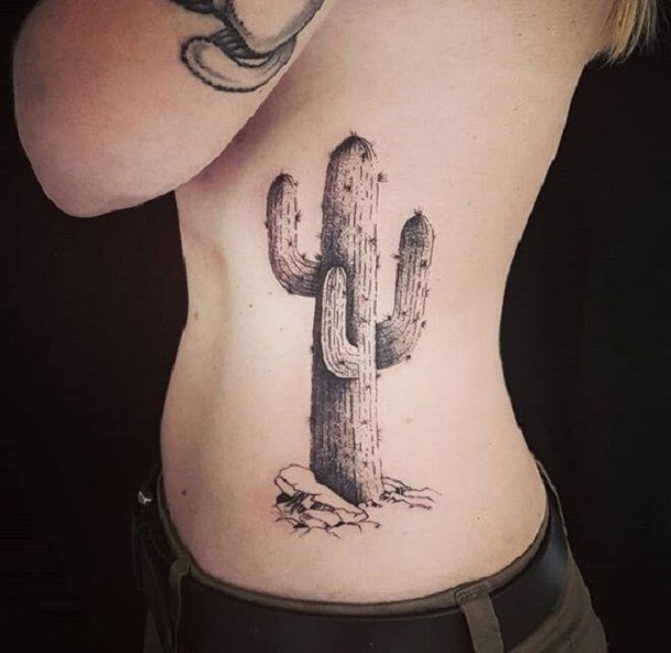 Tattoo Ideas Womens Cactus Design