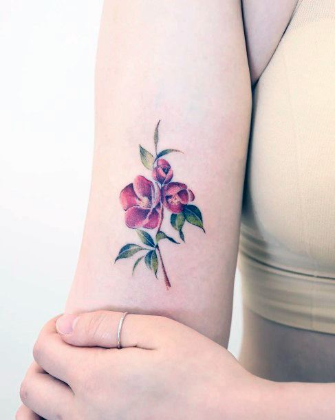 Tattoo Ideas Womens Camellia Design