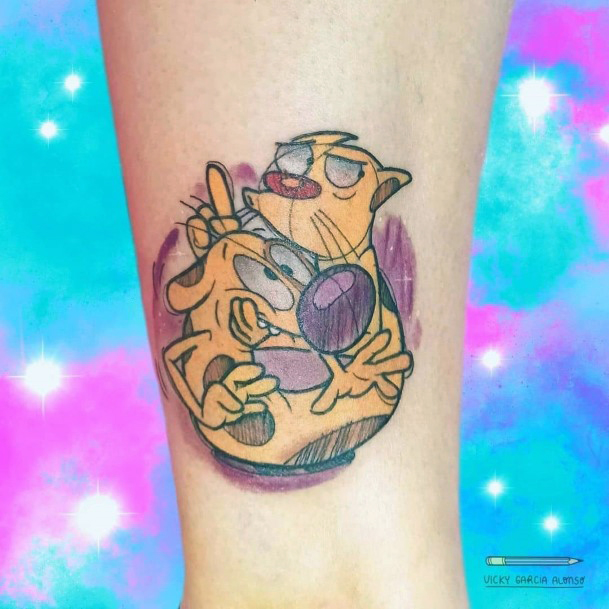 Tattoo Ideas Womens Catdog Design