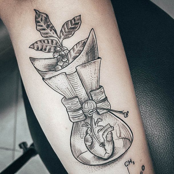 Tattoo Ideas Womens Coffee Pot Design