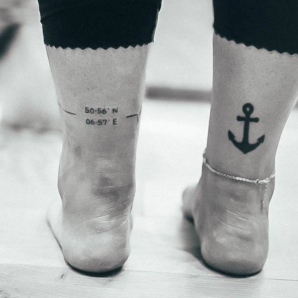 Tattoo Ideas Womens Coordinates Design