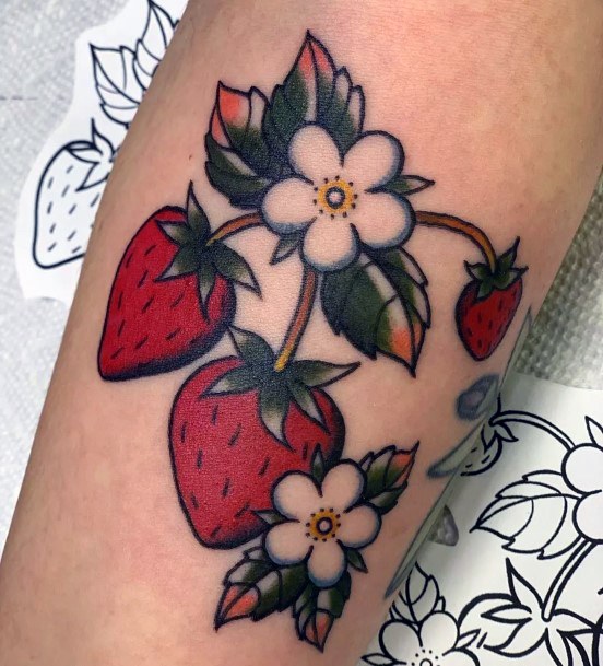 Tattoo Ideas Womens Fruit Design