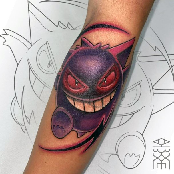 Tattoo Ideas Womens Gengar Design