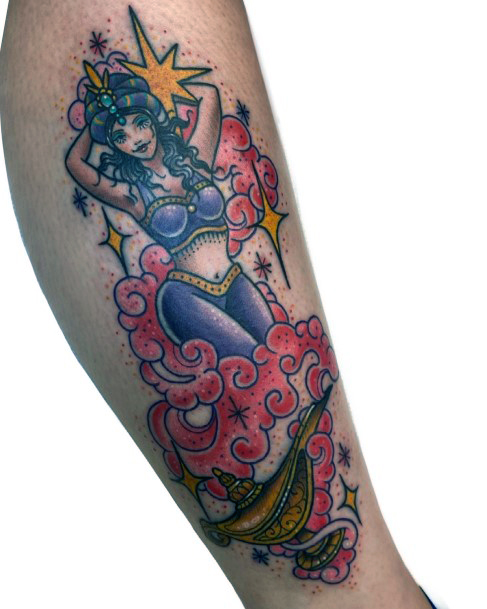 Tattoo Ideas Womens Genie Design