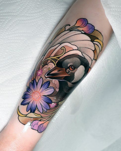 Tattoo Ideas Womens Goose Design