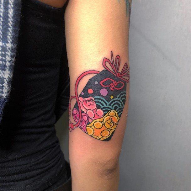 Tattoo Ideas Womens Gummy Bear Design