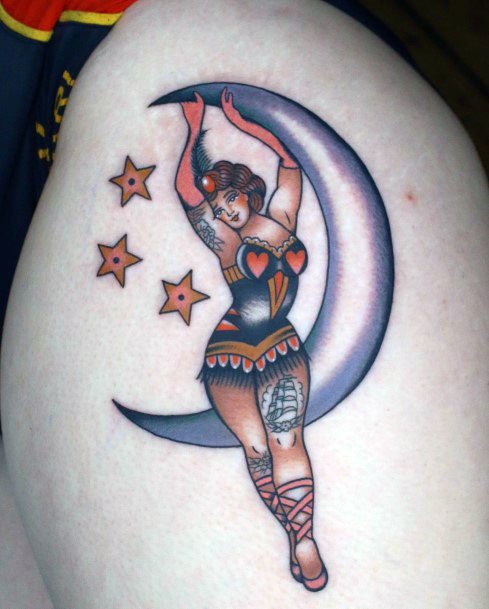 Tattoo Ideas Womens Gymnastics Design