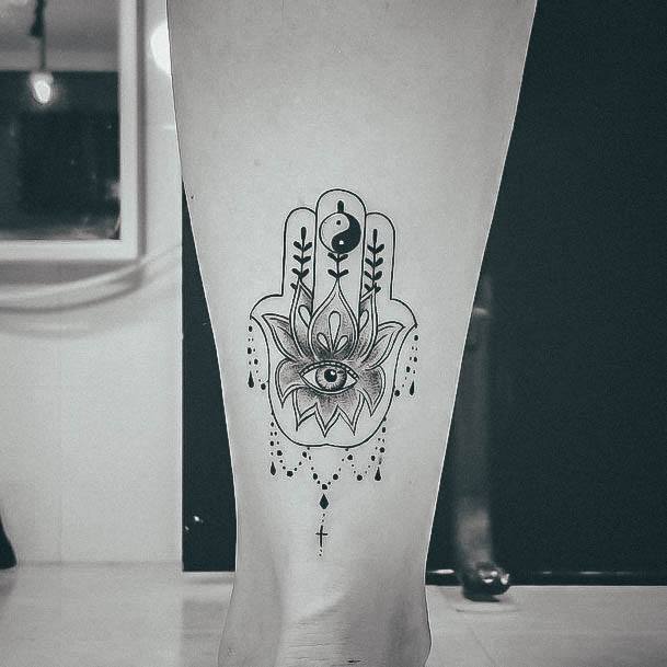 Tattoo Ideas Womens Hamsa Design