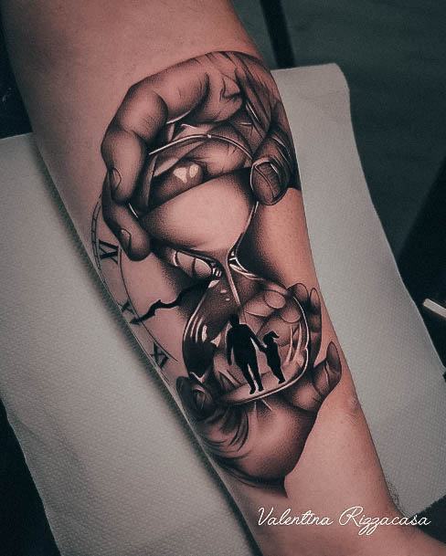Tattoo Ideas Womens Hourglass Design