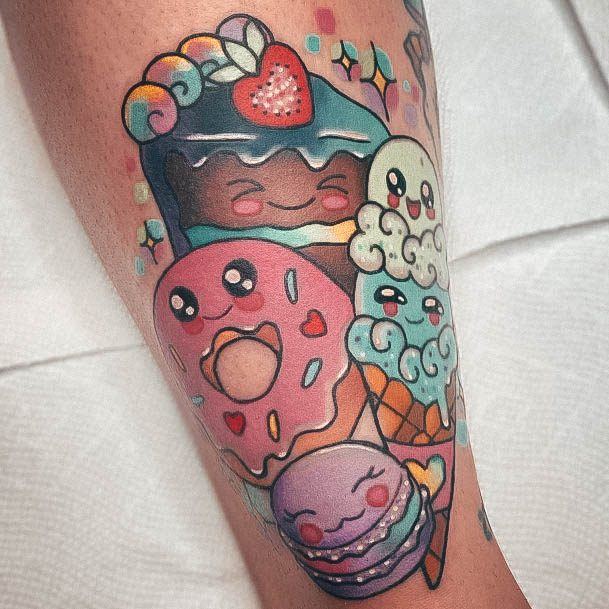 Tattoo Ideas Womens Ice Cream Design