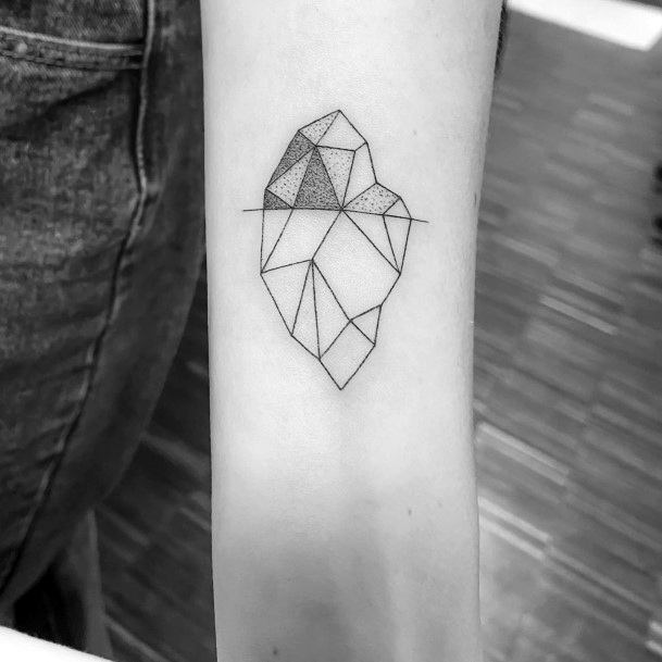 Tattoo Ideas Womens Iceberg Design