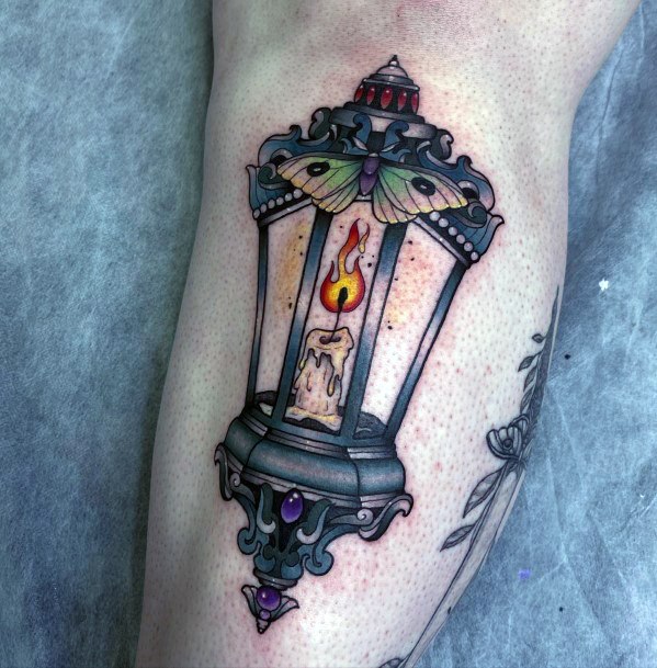 Tattoo Ideas Womens Lantern Design