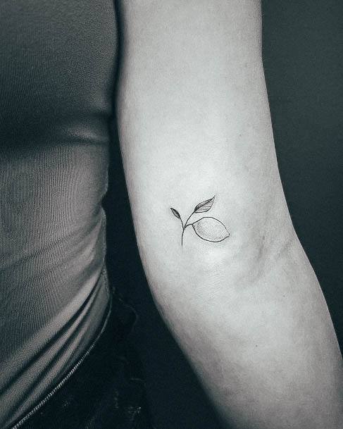 Tattoo Ideas Womens Lemon Design