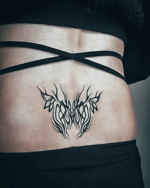 Tattoo Ideas Womens Lower Back Design