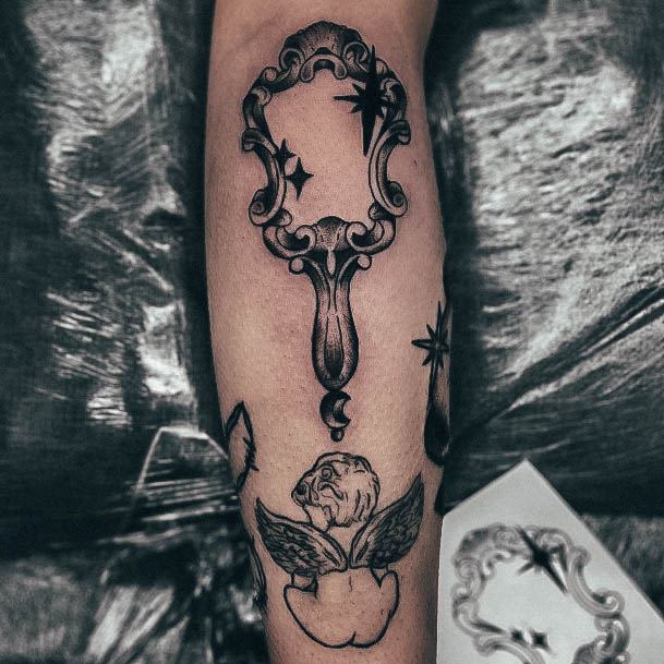 Tattoo Ideas Womens Mirror Design