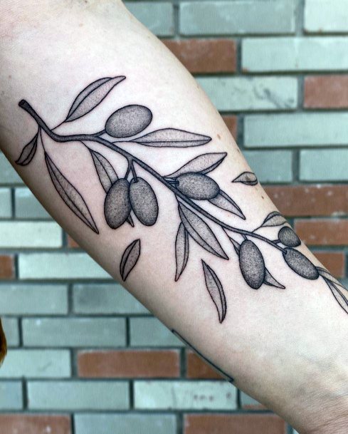 Tattoo Ideas Womens Olive Tree Design